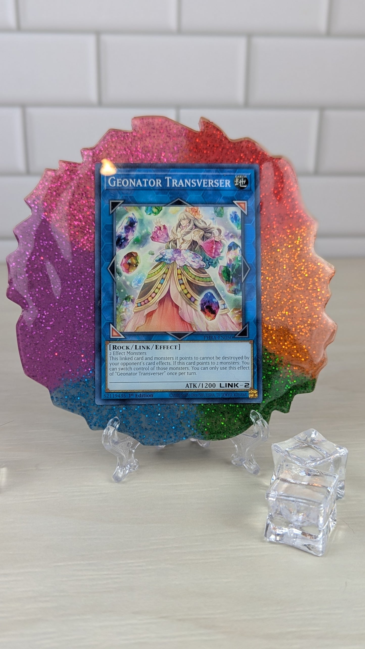 Geonator Transverser Card Coaster