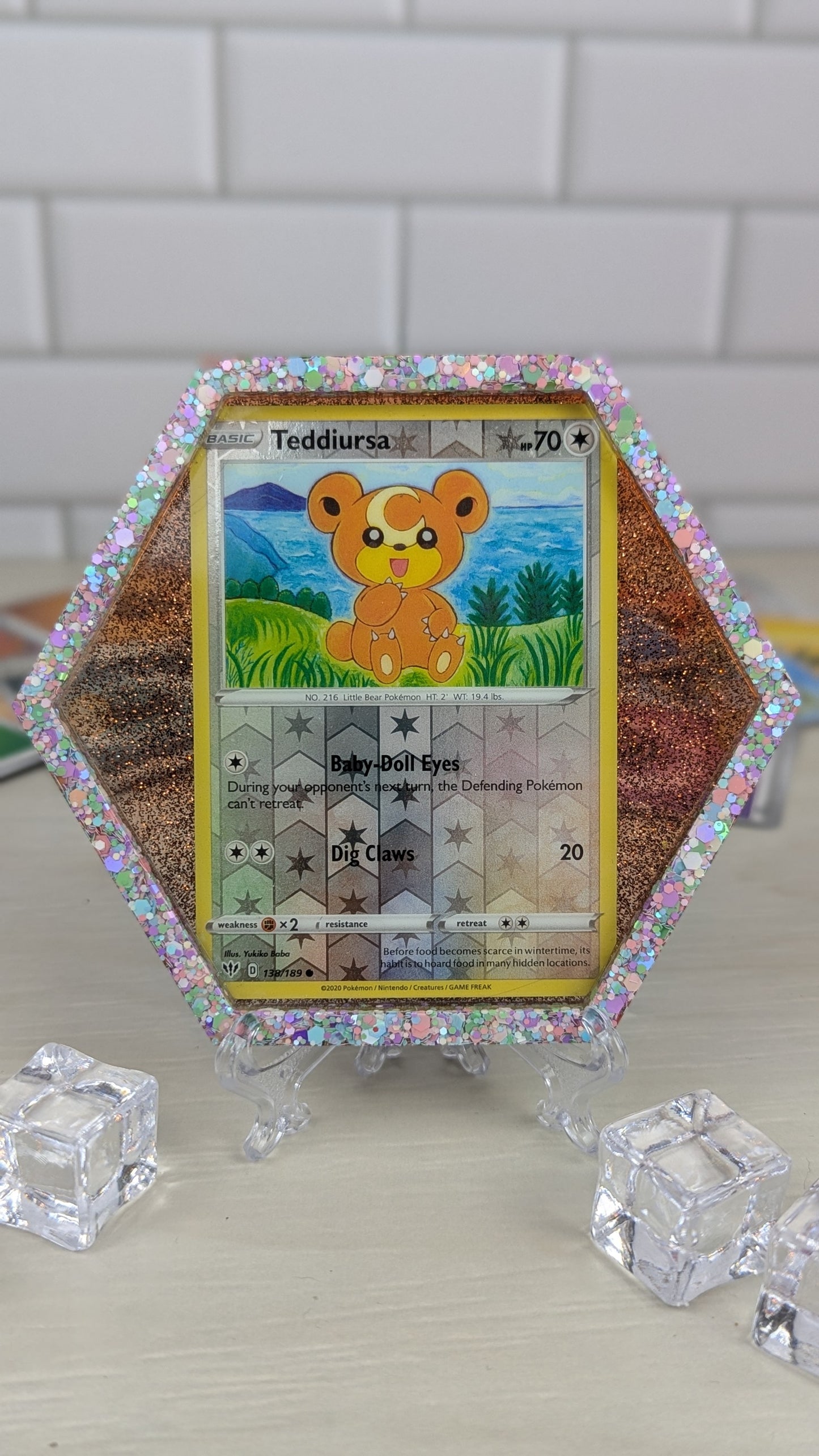 Teddiursa Card Coaster