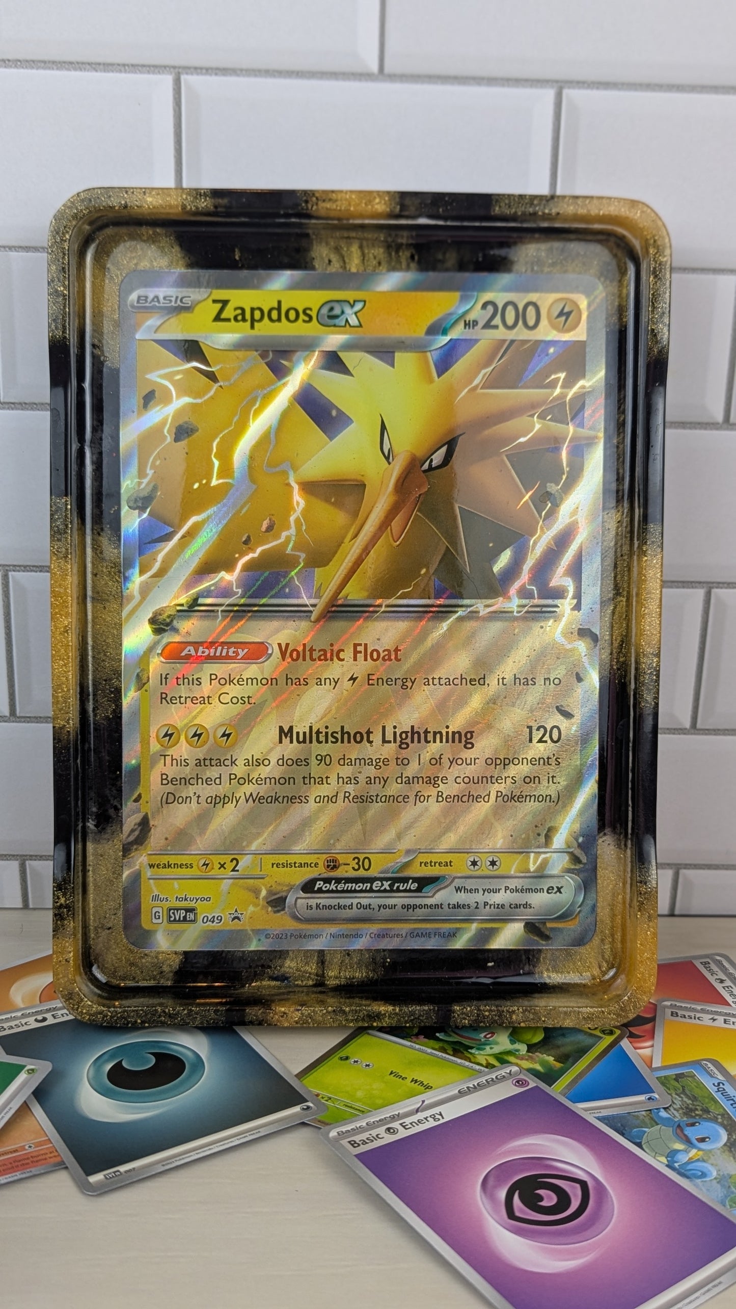 Zapdos EX Jumbo Resin Card Tray