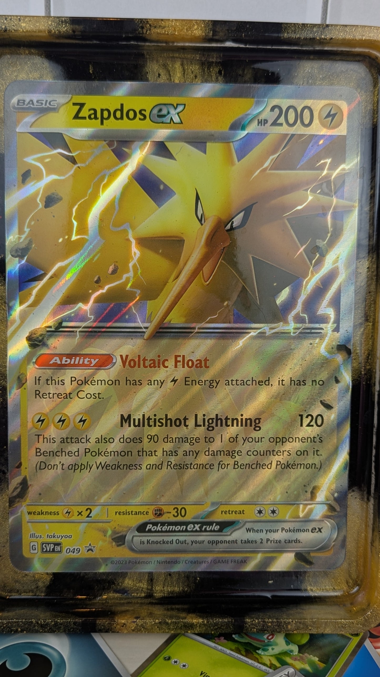 Zapdos EX Jumbo Resin Card Tray