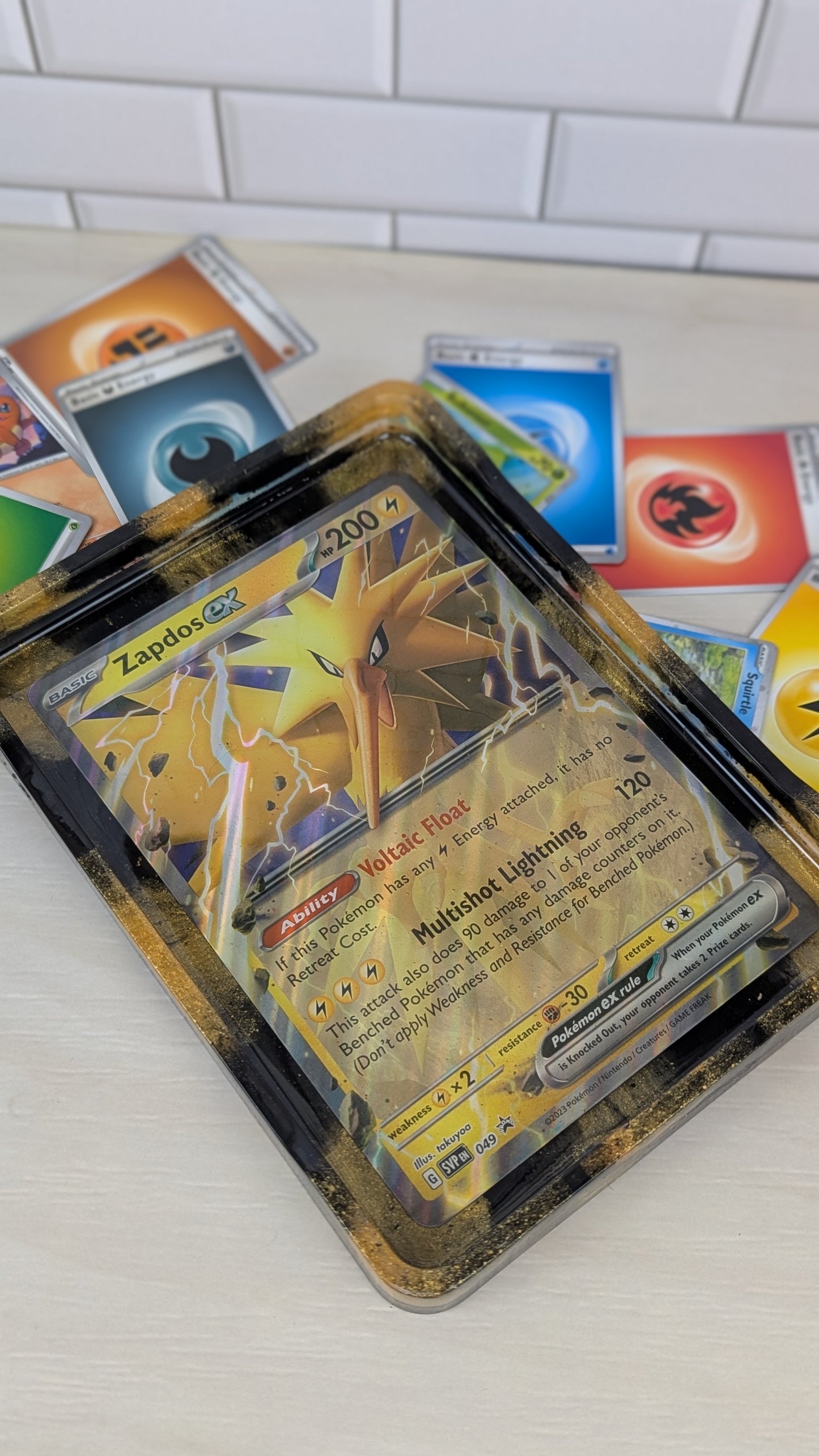 Zapdos EX Jumbo Resin Card Tray