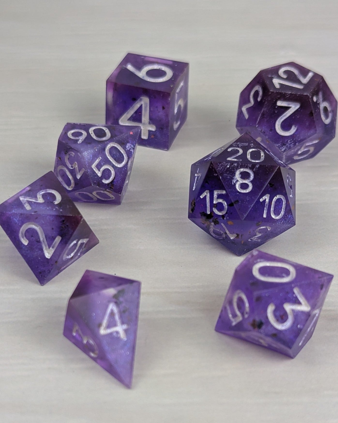 Purple Dice Set