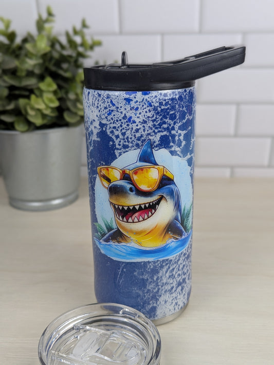 Cool Shark Ocean 15 oz Duo Lid Tumbler