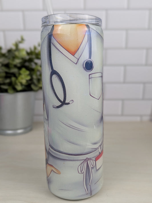 Nurse Ingredients 20iz Skinny Tumbler