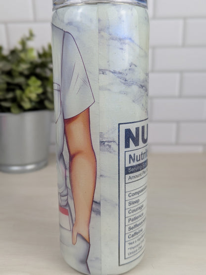 Nurse Ingredients 20iz Skinny Tumbler