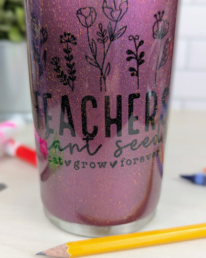 Teachers Plant Seeds 22 oz Tumbler
