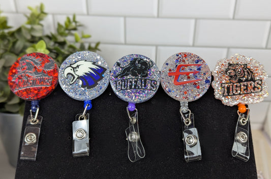 School Mascot Badge Reel Collection