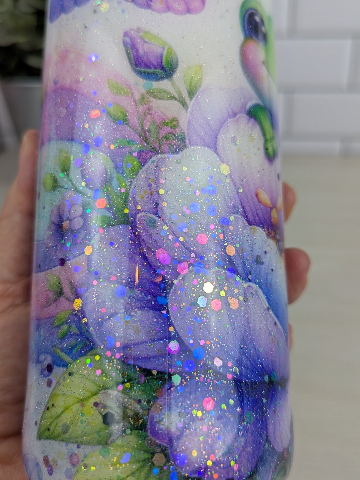Cutesy Frog and Butterfly 20 oz Tumbler