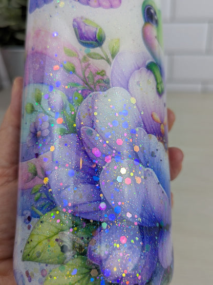 Cutesy Frog and Butterfly 20 oz Tumbler