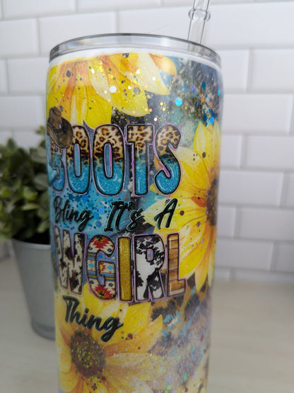 Boots And Bling 30 oz Tumbler