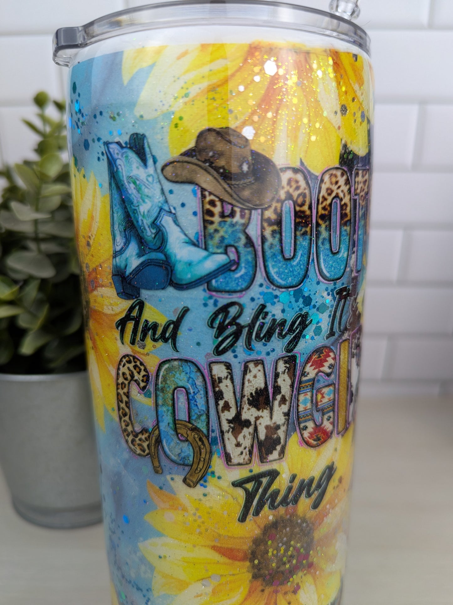 Boots And Bling 30 oz Tumbler