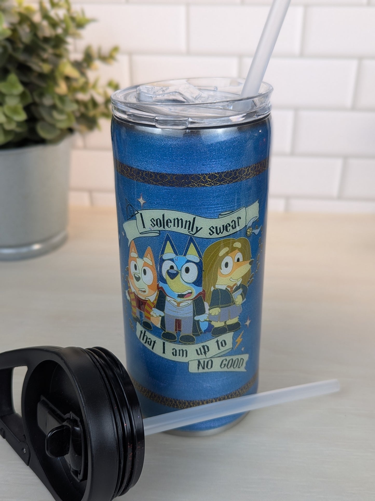 Bluey Wizard 15 oz Duo Lid Tumbler