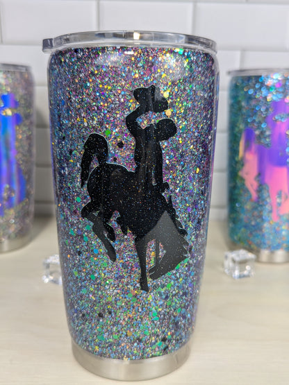 UW Steamboat Glitter 20 oz Tumbler