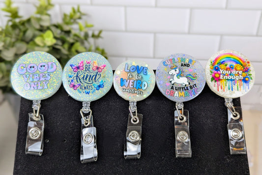 Happy Teacher Badge Reel Collection