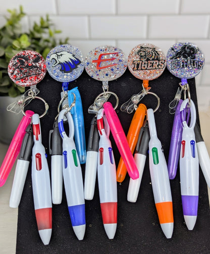 School Mascot Deluxe Badge Reel Collection
