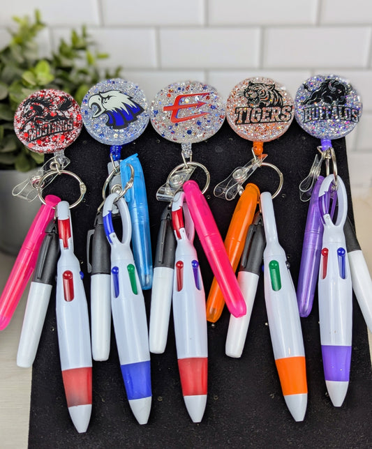 School Mascot Deluxe Badge Reel Collection