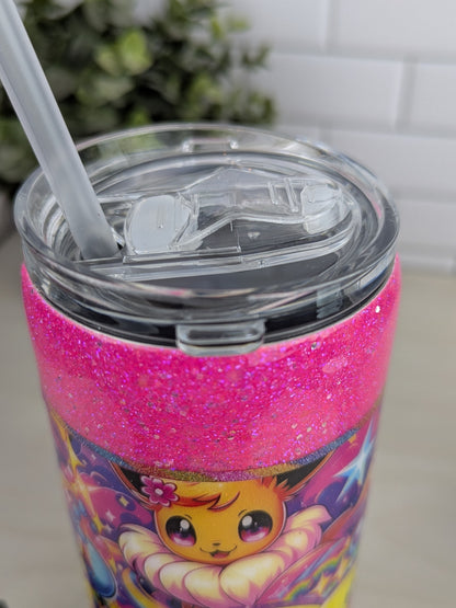 Pokemon Pink 20 oz Duo Lid Tumbler